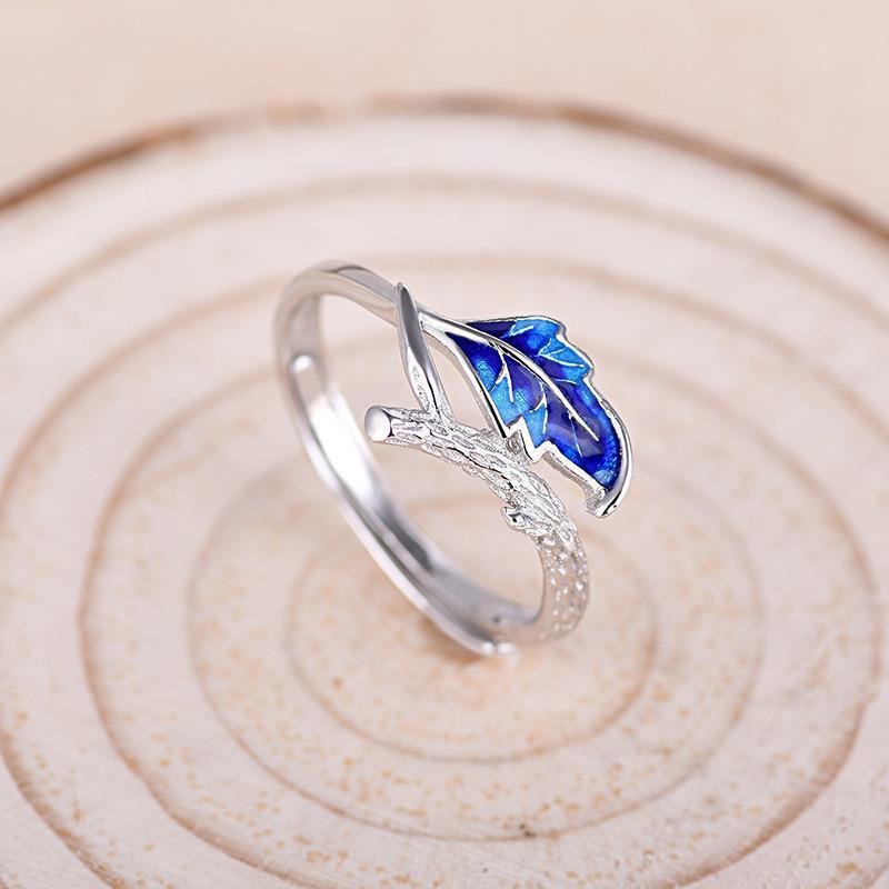 复古烧蓝景泰蓝时尚百搭气质开口