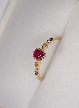 小清新可爱小巧个性时尚百搭戒指