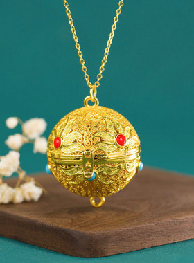 花丝镶嵌优雅复古万象香囊