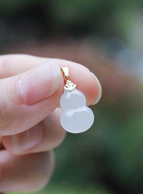 不掉色中国风招财葫芦项链吊坠