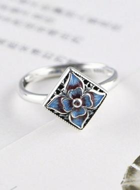 女士款镀银款活口戒指