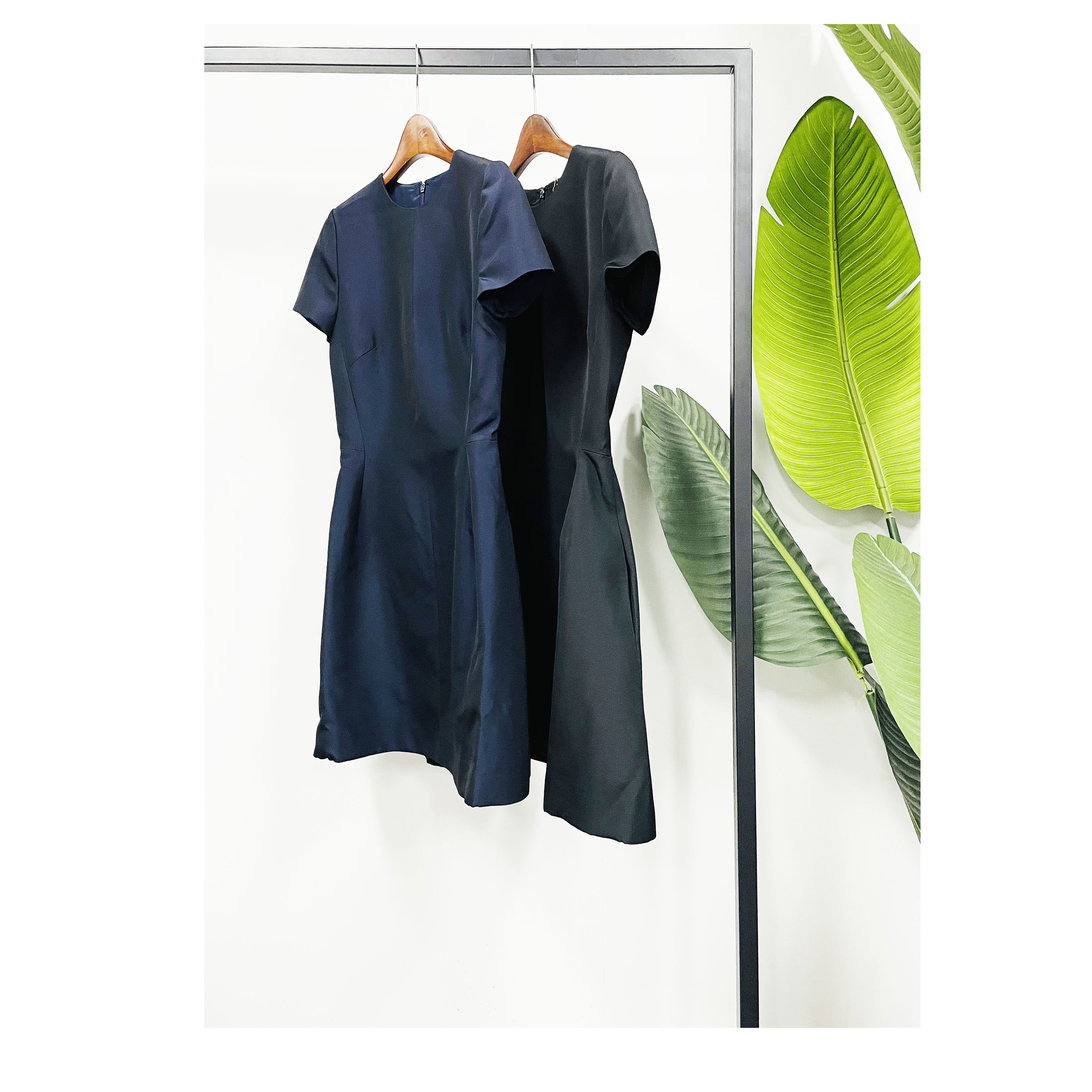 小礼服 黑色连衣裙 外贸 轻奢 真丝羊毛面料 立体裁剪 高级 新品