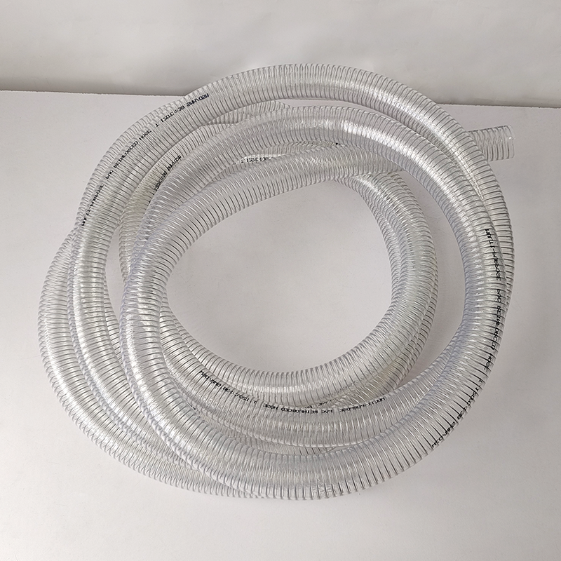 PVC钢丝透明软管吸料机输送管 上料机软管700G800G耐高温塑料管