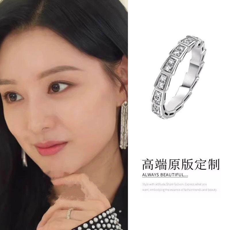 眼泪女王洪海仁金智媛同款戒指金戒指/指环