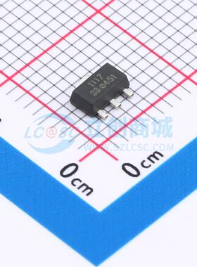 MS1117S-3.3V SOT-89 线性稳压器(LDO)