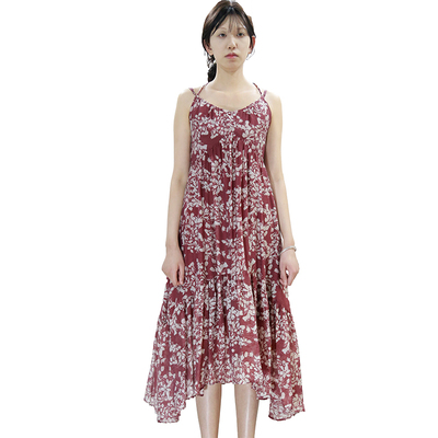 Crlu242466款吊带连衣裙