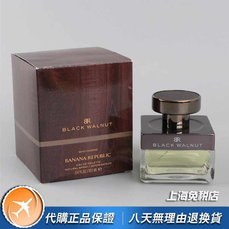 正品Banana Republic香蕉共和国Black Walnut黑胡桃男士香水100ML