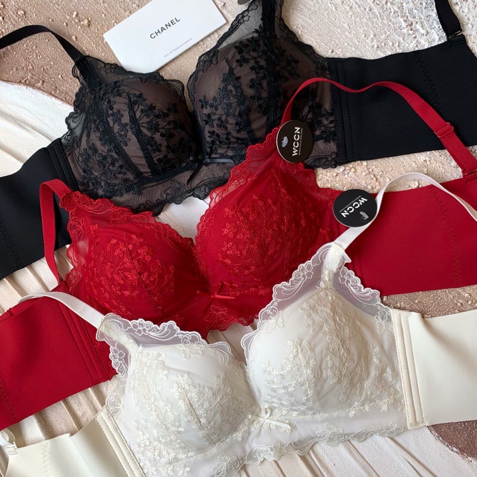 聚拢蕾丝无钢圈收副乳法式