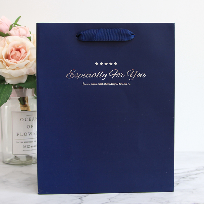 纸袋定制定做l化妆品精美简约文艺礼品袋手提袋衣服包装购物袋子