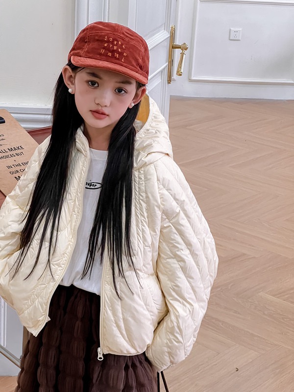 短款轻薄男童女童羽绒外套