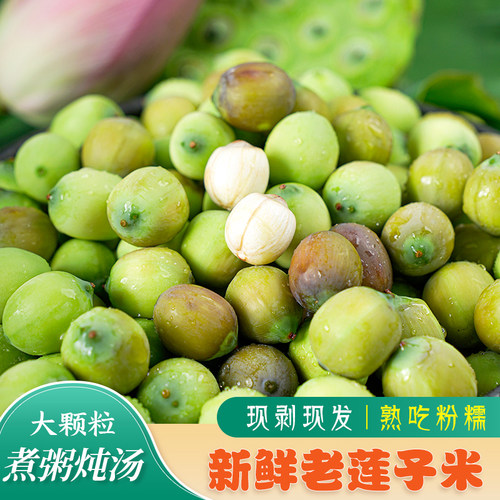 新鲜老莲子老余家顺丰