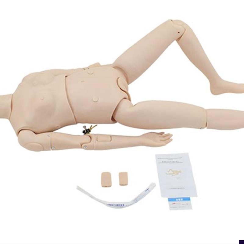 新型多功能护理人模型女性护理实习操作橡皮人S护士导尿插管模型