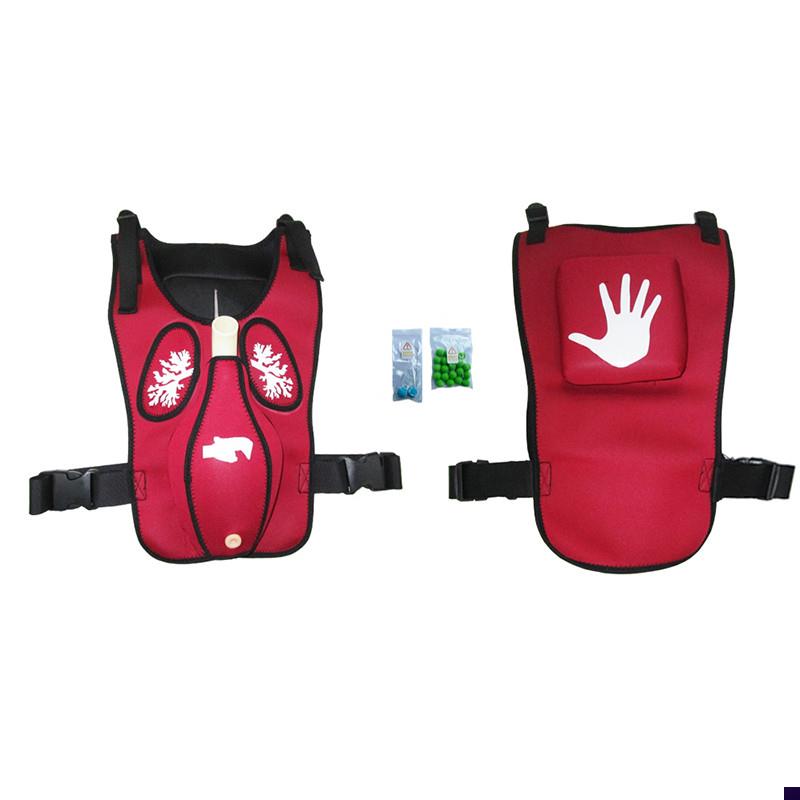 海姆立克训练马甲穿戴式成人儿童气管梗阻抢U救练习背心模型