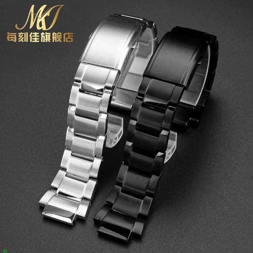 适用卡西欧G-SHOCK表带钢铁之心GST-B20I0钢带gstb200手表链替换1