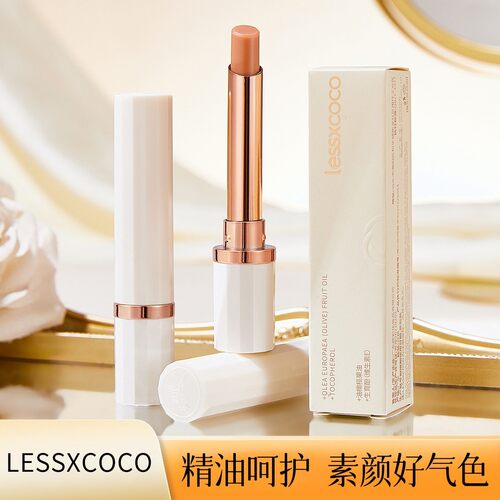 LESSXCOCO精油补水保湿淡纹变色唇膏补水保湿滋润不油腻厂家代发