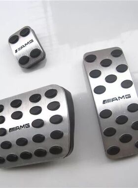 奔驰R级M级R300R350R320R500R400ML改装GL内饰油门刹车金属脚踏板