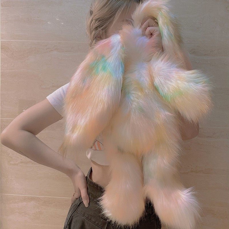 可爱毛绒兔子公仔娃娃皮草仿真狐狸毛舒适居家多彩兔玩偶生日礼物,玩具/童车/益智/积木/模型,毛绒/玩偶/公仔/布艺类玩具,淘宝优惠券,粉丝福利购,淘宝优惠卷