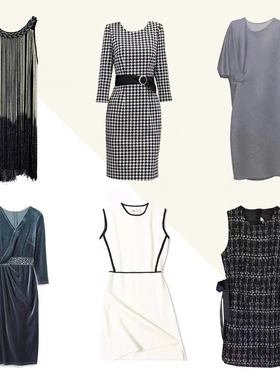 轻奢衣帽间衣柜连衣裙装饰摆件