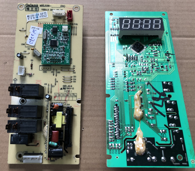 拆机格兰仕G80F23CN3LV-C2(S0) 微波炉主板电脑板MEL536-LC18