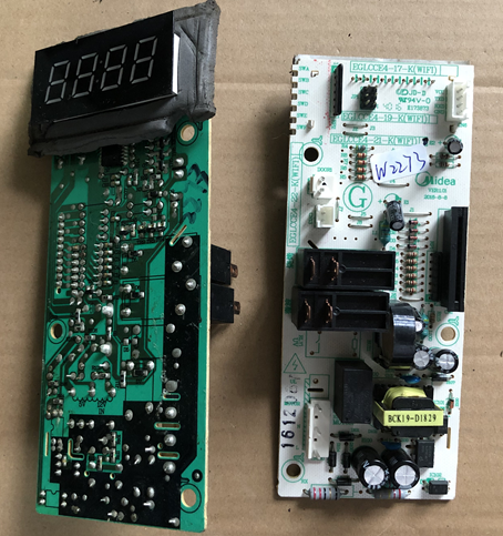拆机美的微波炉EG923MF6-NG/EG025LF6-NG主板电脑板EGLCCE4-21-K