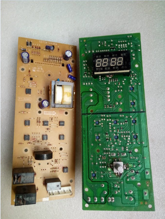 lg微波炉wd700(mg-5005d显示主板6870w1a446a电脑板p1-4446线路板