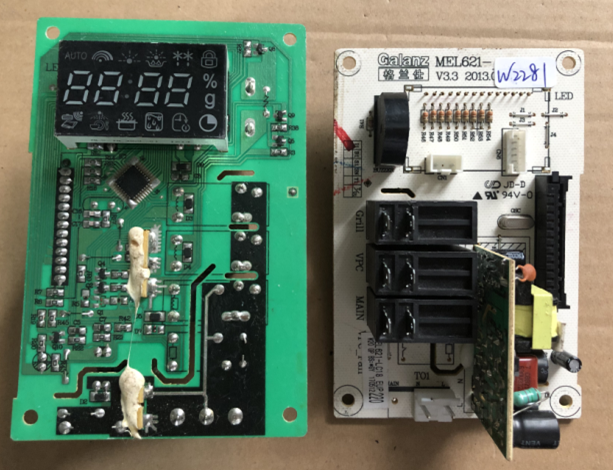 拆机格兰仕微波炉电脑板MEL621-LC18(EUP)\G80F23CN1L-SD(S0)a9