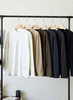 【CC家居控】更柔更暖！改良双面磨毛冬潮牌打底衫卫衣H3585