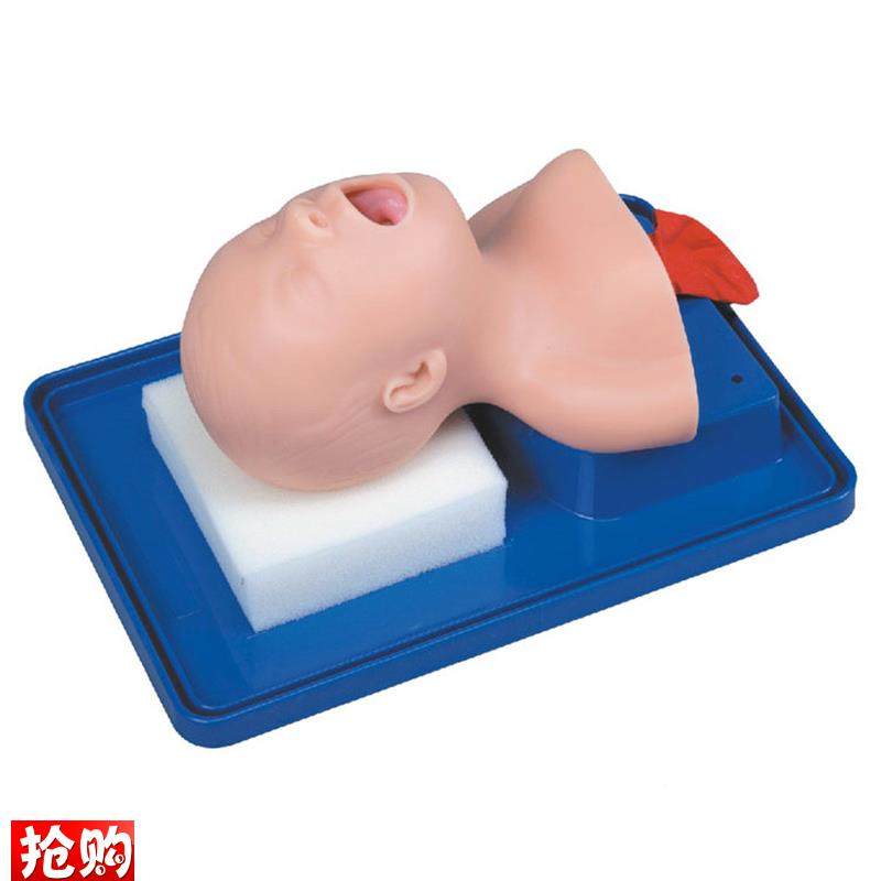 新生儿婴儿成人儿童气管插管训练模型医学用人T体气管切开插管