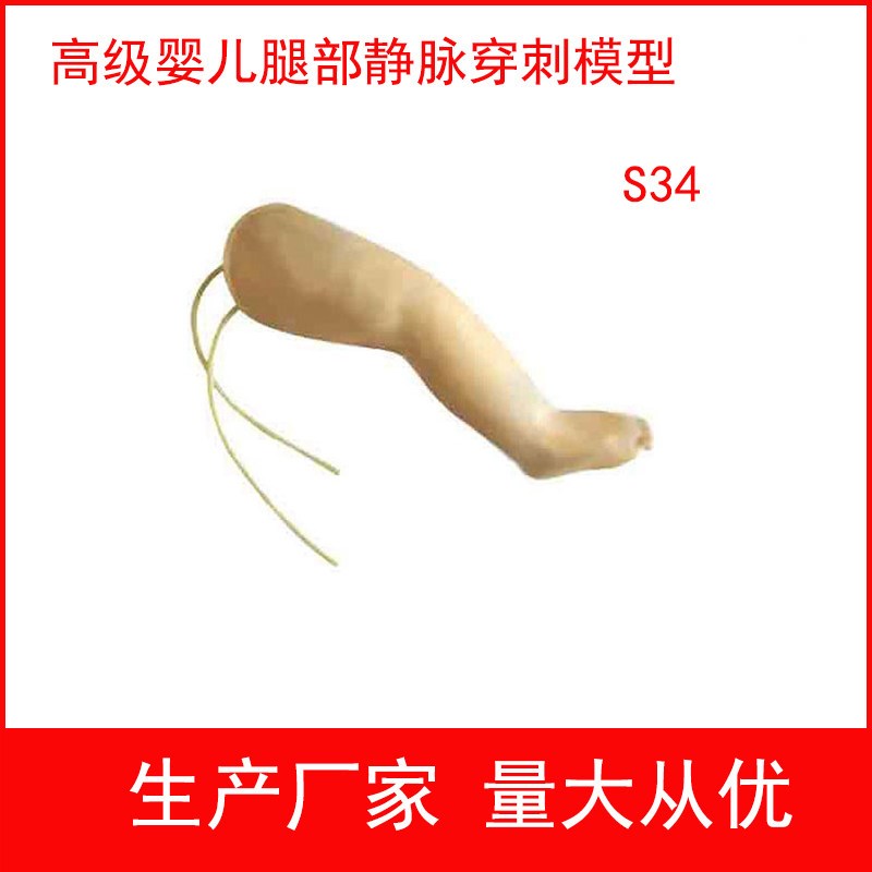 高级婴儿腿部静脉穿刺模型,婴儿R静脉输液腿模型