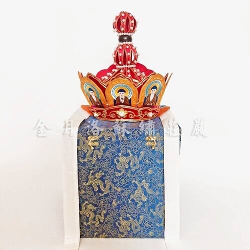 金月洛苏绣【毗卢帽】纯