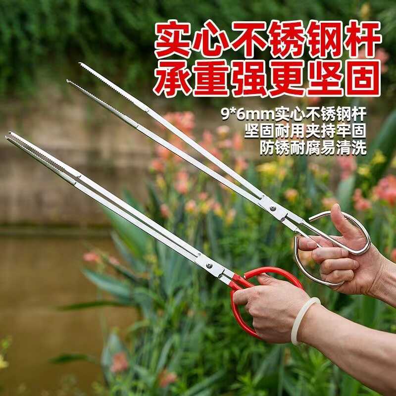捕泥鳅抓螃蟹防滑不锈钢鳝鱼夹子