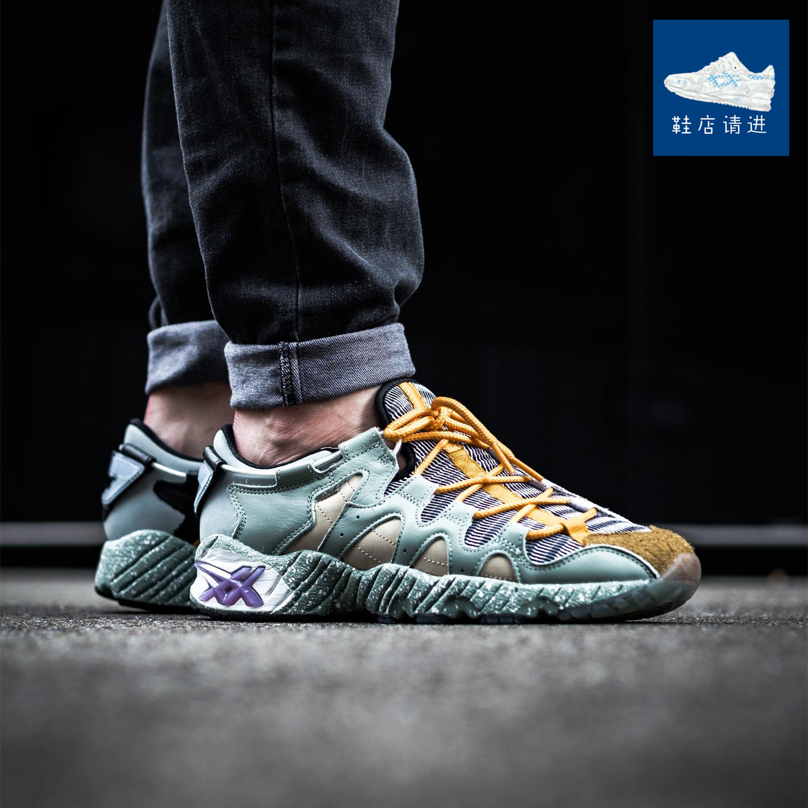 Bodega x Asics Gel Mai H7F0K-0170 Underground 联名限量休闲鞋