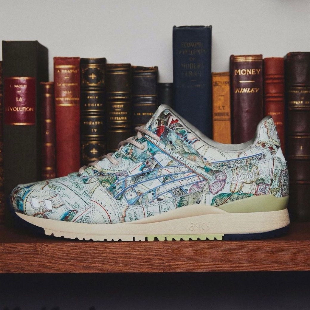 ATMOS x Asics Gel Lyte III OG ''AGED MAP''联名复古休闲鞋 运动鞋new 运动休闲鞋 原图主图