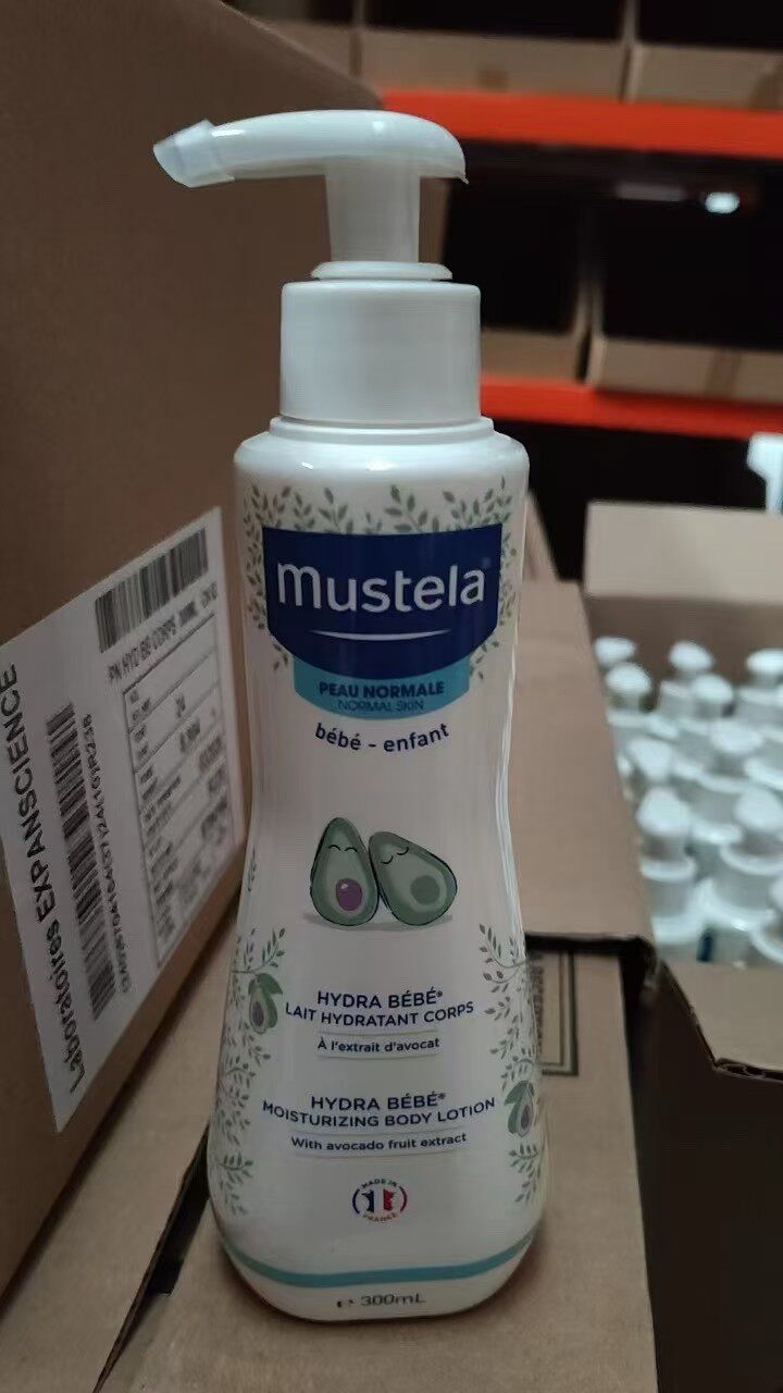 法国Mustela妙思乐身体乳宝宝婴儿润肤 护体乳300ml