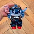 Blue Sea Floral Stitch Standing Pose