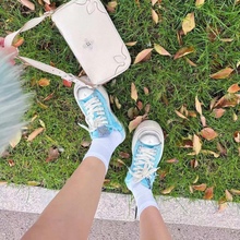 M7SMFK复古滑板鞋做旧小脏鞋帆布鞋多色休闲厚底女鞋脏脏鞋