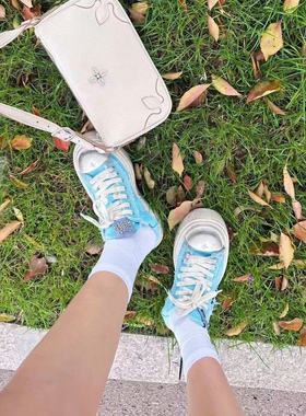 M7SMFK复古滑板鞋做旧小脏鞋帆布鞋多色休闲厚底女鞋脏脏鞋