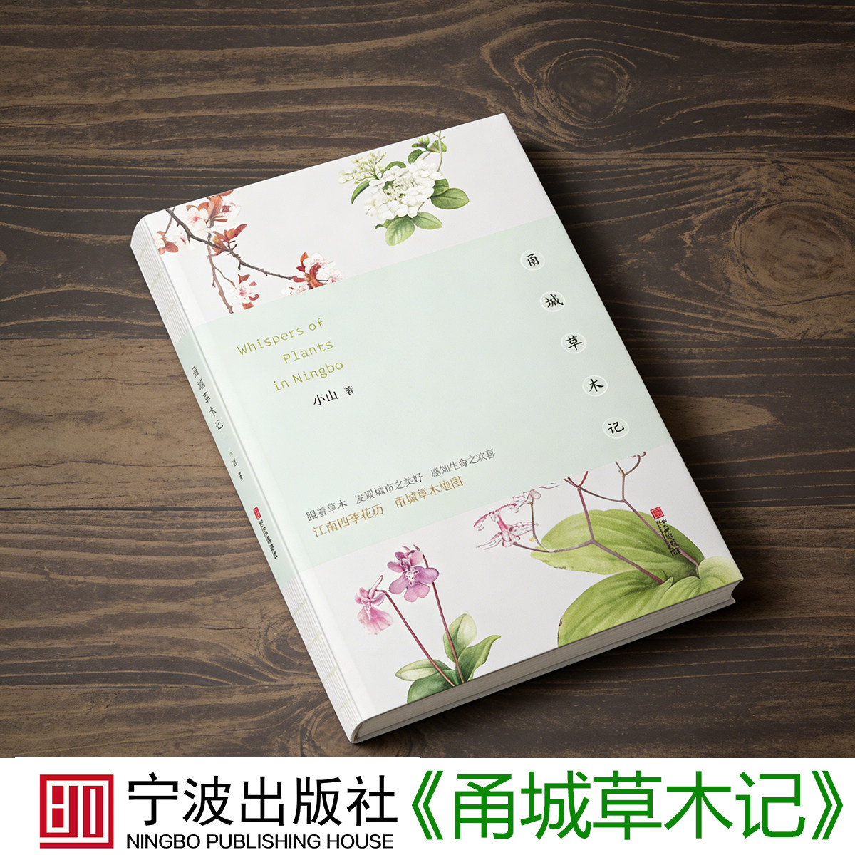 官方正品《甬城草木记》宁波出版社全新江南四季花历甬城草木地图四季草木插图科普介绍状物描写作者小山