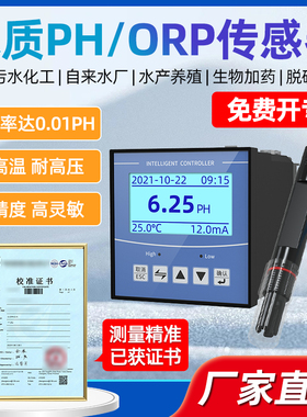 在线ph计orp检测仪传感器测试仪便携式控制器水质复合电极酸度计