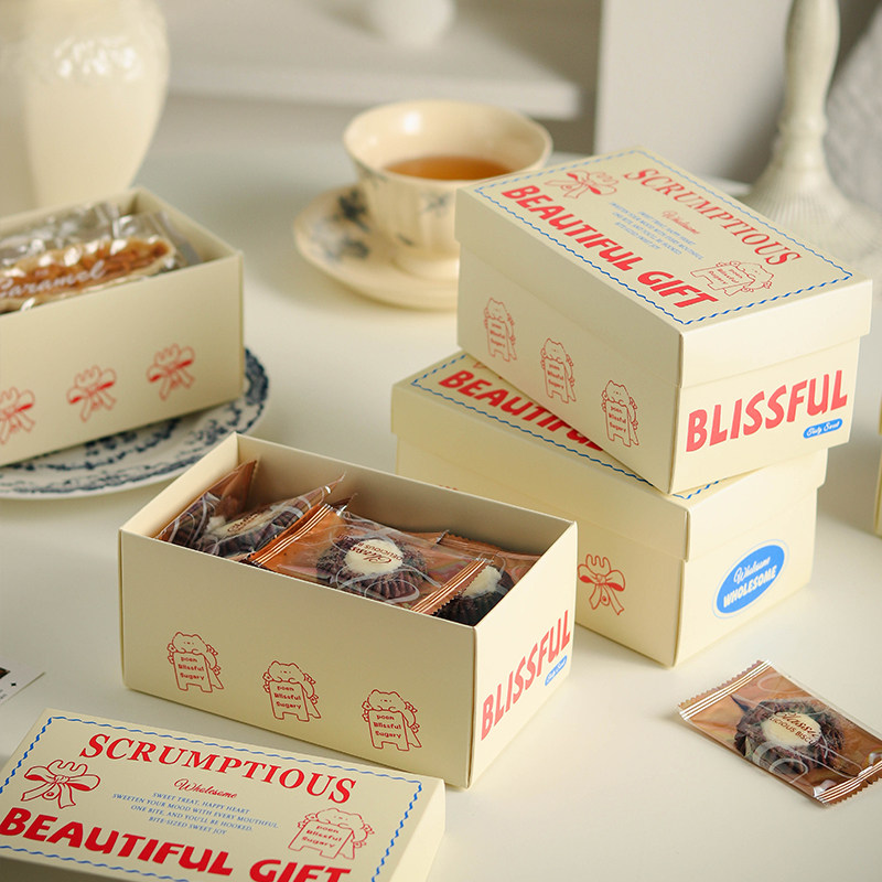 新年礼物包装盒饼干糖果曲奇烘焙凤梨酥牛轧饼雪花酥圣诞万圣礼盒