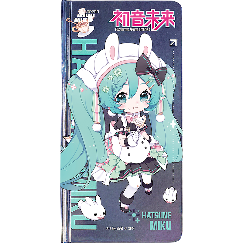 广博正版初音未来手账本二次元week本方格周计划本可爱日记本礼物