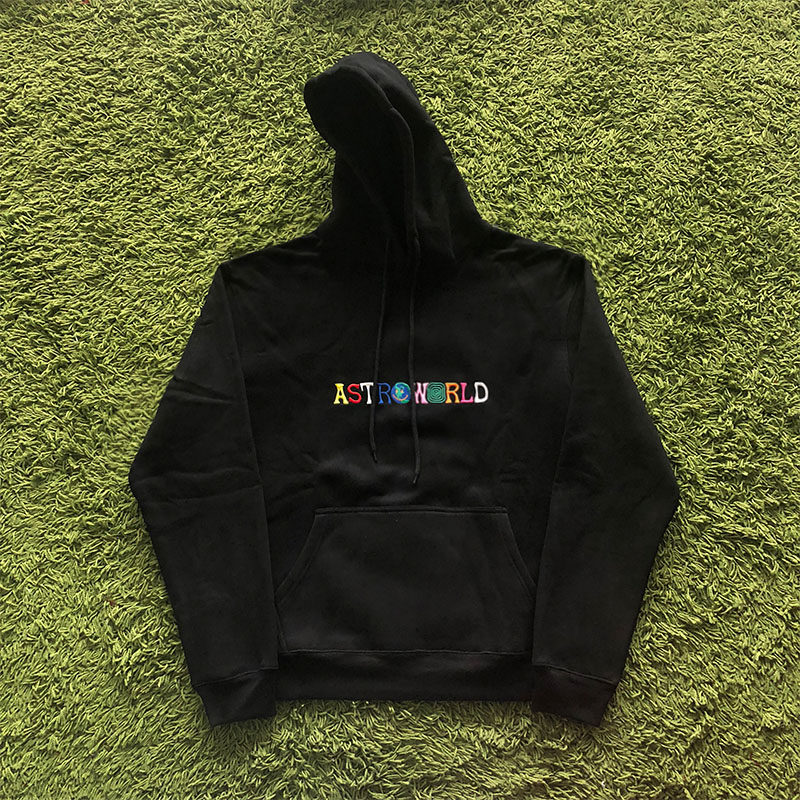 travis scott wish you were here hoodie 字母刺绣嘻哈卫衣帽衫