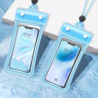 A waterproof phone case with touch screen, specially designed for swimming and taking photos, and a transparent waterproof phone case for snorkeling and rafting at the seaside thumbnail 6