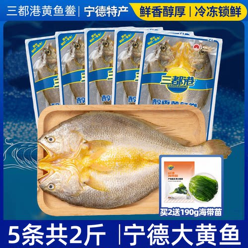 三都港黄鱼调味海鲜冷冻免杀