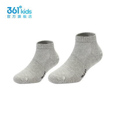 361&deg;童装男女童短袜两双装2026年春季新款儿童袜子学生运动袜