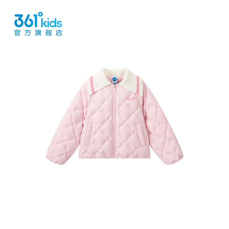 361°童装女童保暖羽绒服