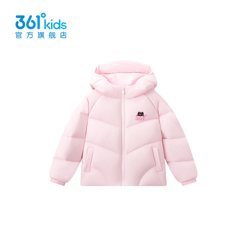 361°童装女童保暖羽绒服