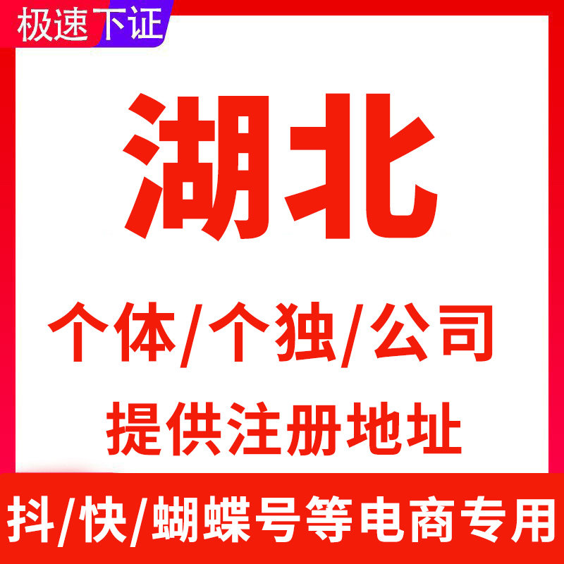 武汉襄阳荆门荆州十堰黄冈孝感随州电商个体户执照公司注册注销