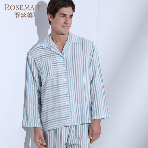 Rosemaid/罗丝美春夏新品60042纯棉长袖睡衣裤