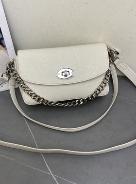 早春新款时尚百搭女包锁扣单肩斜挎包迷你包小方包腋下包小包9046